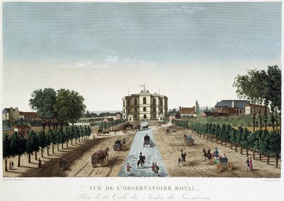 Utsikt över det kungliga observatoriet - i "" Vues de Paris"" av Courvoisier av Henri Courvoisier-Voisin