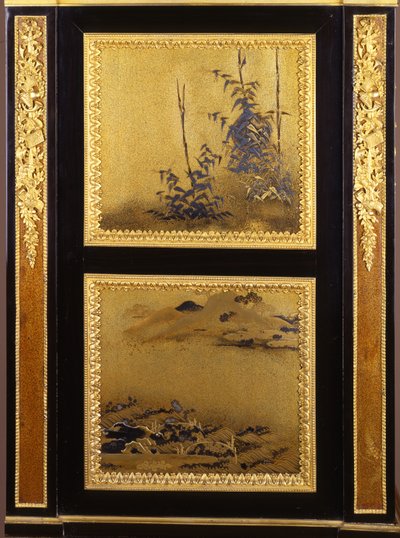 En ormolu-monterad sekretär i Louis XVI-stil (ormolu & lack) (detalj från 362838) av Henri Dasson