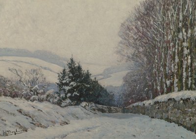 Vinterlandskap av Henri Deglume
