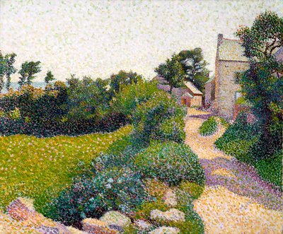 The Road In Sunlight (olja på duk) av Henri Delavallee