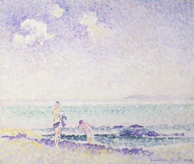 Badgäster; Badgäster, 1906 av Henri Edmond Cross