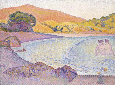 Badgäster, c.1892-95 av Henri Edmond Cross
