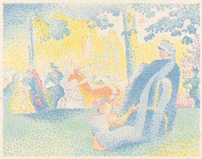 Champs-Elysees av Henri Edmond Cross