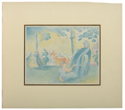 Les Champs Elysees, från Pan, 1898 av Henri-Edmond Cross