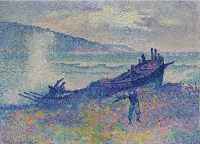 Skeppsbrott, 1899 av Henri Edmond Cross
