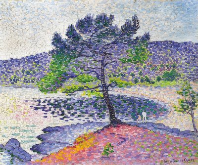 Strand i kvällsljuset. 1902 av Henri-Edmond Cross