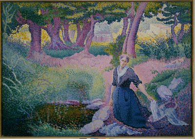 Tvättaren, 1895-96 av Henri Edmond Cross