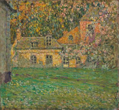 Blommande träd; blommande träd av Henri Eugene Augustin Le Sidaner