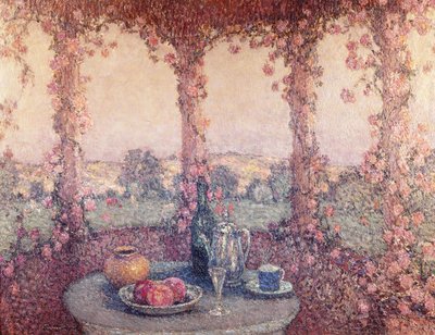 Bordet under bersån av Henri Eugene Augustin Le Sidaner