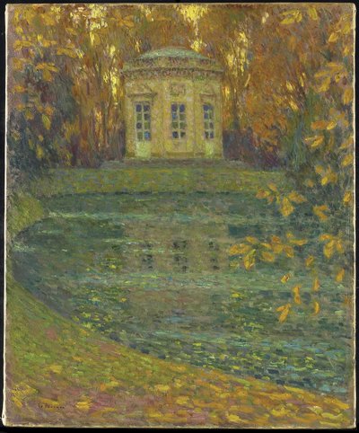 Belvederen i Trianon, Versailles, 1915 av Henri Eugene Augustin Le Sidaner