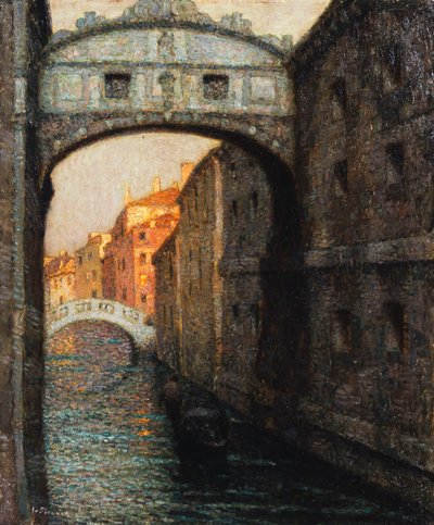 Venedig - Suckarnas bro; Venedig - Suckarnas bro av Henri Eugene Augustin Le Sidaner