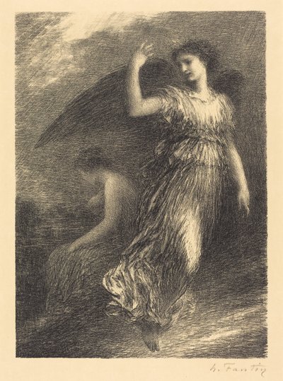 Debut ur "Paradise and the Peri" (3:e planschen) av Henri Fantin-Latour