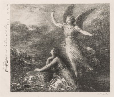Debut från Paradise and the Peri (andra plattan) av Henri Fantin-Latour