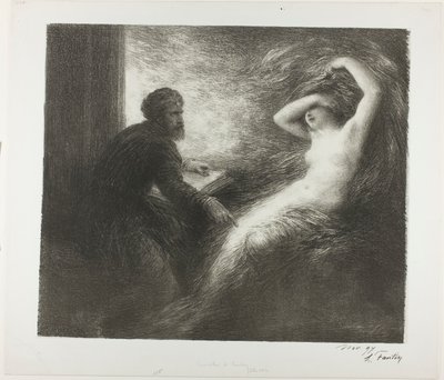 Frammaning av Kundry av Henri Fantin-Latour