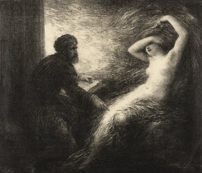 Kundrys frammaning av Henri Fantin-Latour