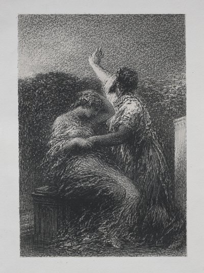 Magikern Baltajar och Fatime av Henri Fantin-Latour
