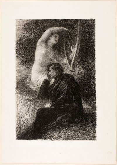 Lélio: The Aeolian Harp, från Hector Berlioz, sa vie et ses oeuvres av Henri Fantin-Latour