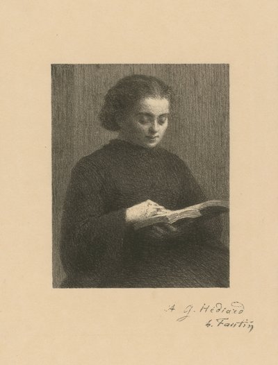 Läsande kvinna av Henri Fantin-Latour