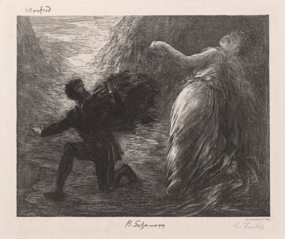 Manfred och Astarte av Henri Fantin-Latour