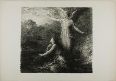 Paradise and the Peri (Öppning), första plattan av Henri Fantin-Latour