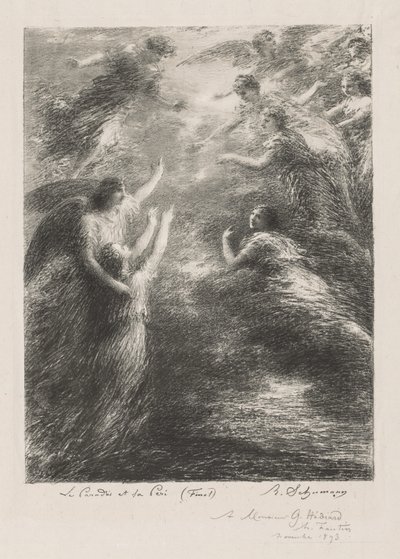 Paradiset och Peri av Henri Fantin-Latour