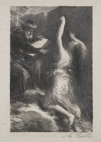 Parsifal, Akt II: Frammaning av Kundry av Henri Fantin-Latour