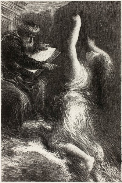 Parsifal, Akt II: Frammaning av Kundry av Henri Fantin-Latour