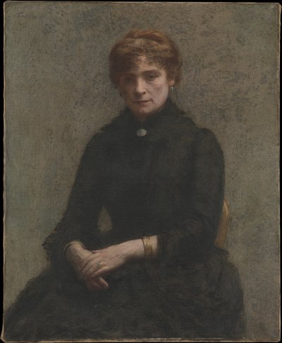 Porträtt av en kvinna av Henri Fantin-Latour