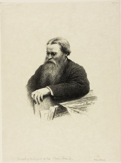 Porträtt av konstnären Edwin Edwards av Henri Fantin Latour
