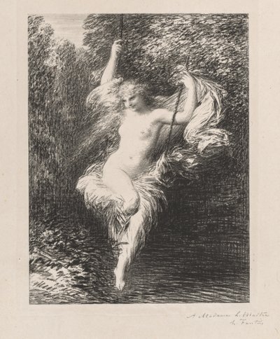 Sarah badaren av Henri Fantin-Latour
