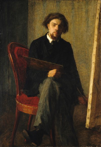 Självporträtt av Henri Fantin-Latour