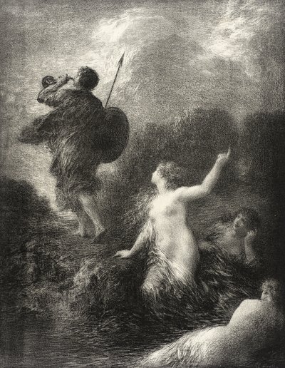 Siegfried och Rhenflickorna av Henri Fantin-Latour
