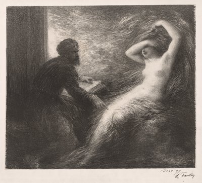 Frammaningen av Kundry av Henri Fantin-Latour