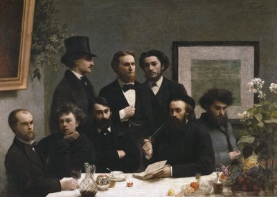 Ett hörn av bordet av Henri Fantin-Latour