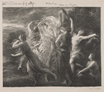 Ballet du Troyons av Ignace Henri Jean Fantin-Latour