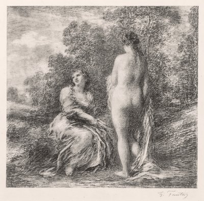 Badgäster av Ignace Henri Jean Fantin Latour