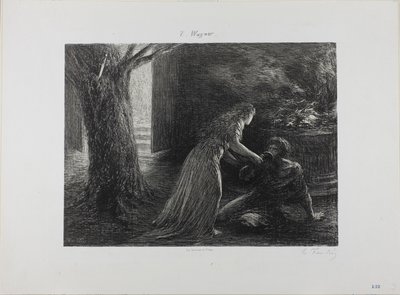 Debut av Valkyrien av Ignace Henri Jean Fantin-Latour