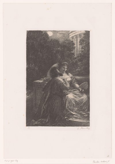 Dido och Aeneas i månskenet Les Troyens i Kartago. Akt III. Duo d