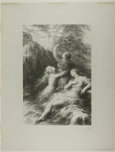 Finalen till Twilight of the Gods av Ignace Henri Jean Fantin Latour
