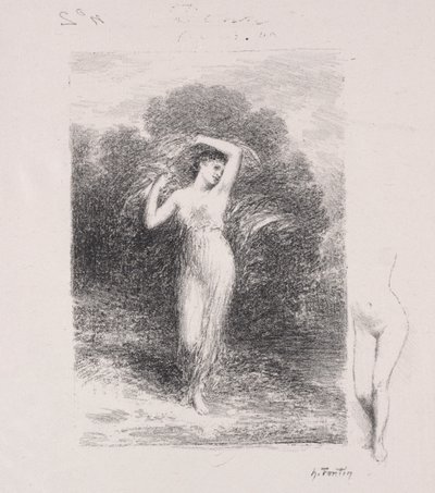 Den unga patienten av Ignace Henri Jean Fantin Latour