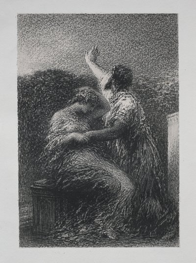 Magikern Baltajar och Fatime av Ignace Henri Jean Fantin-Latour