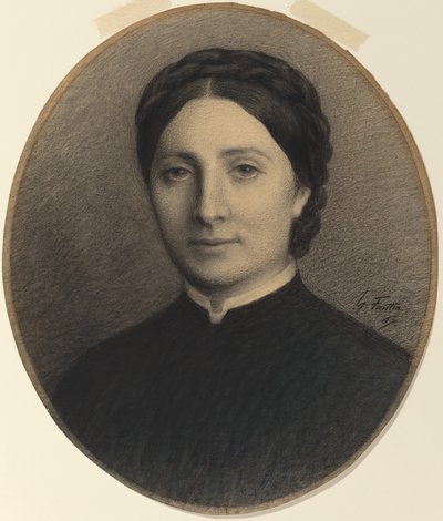 Madame Ditte, 1867. av Ignace Henri Jean Fantin-Latour