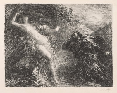 Manfred och Astarte av Ignace Henri Jean Fantin-Latour