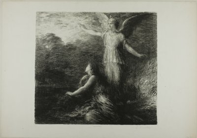 Paradise and the Peri (Öppning), första plattan av Ignace Henri Jean Fantin Latour