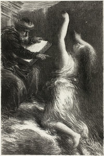 Parsifal, Akt II: Frammaning av Kundry av Ignace Henri Jean Fantin-Latour