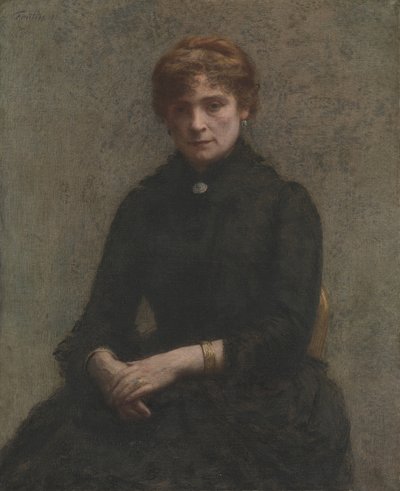 Porträtt av en kvinna, 1885. av Ignace Henri Jean Fantin Latour