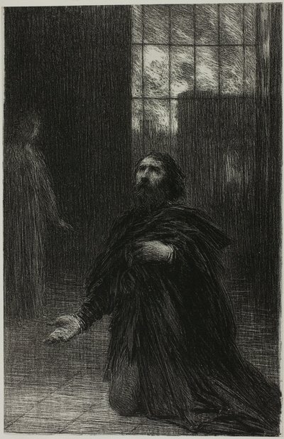 Rienzi, Akt V: Rienzis bön av Henri Fantin Latour