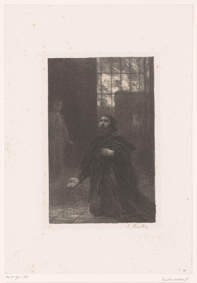 Rienzi ber till Gud Rienzi. Acte V. Priere de Rienzi Richard Wagners liv och verk (serietitel) av Ignace Henri Jean Fantin Latour