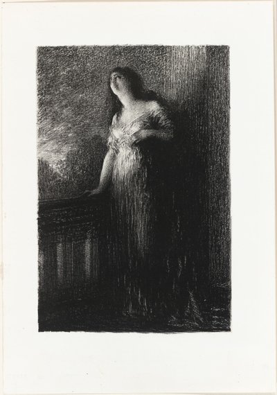 Romeo och Julia: Confiding in the Night av Ignace Henri Jean Fantin Latour