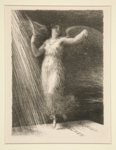 R?slöja (Dawn) av Ignace Henri Jean Fantin-Latour